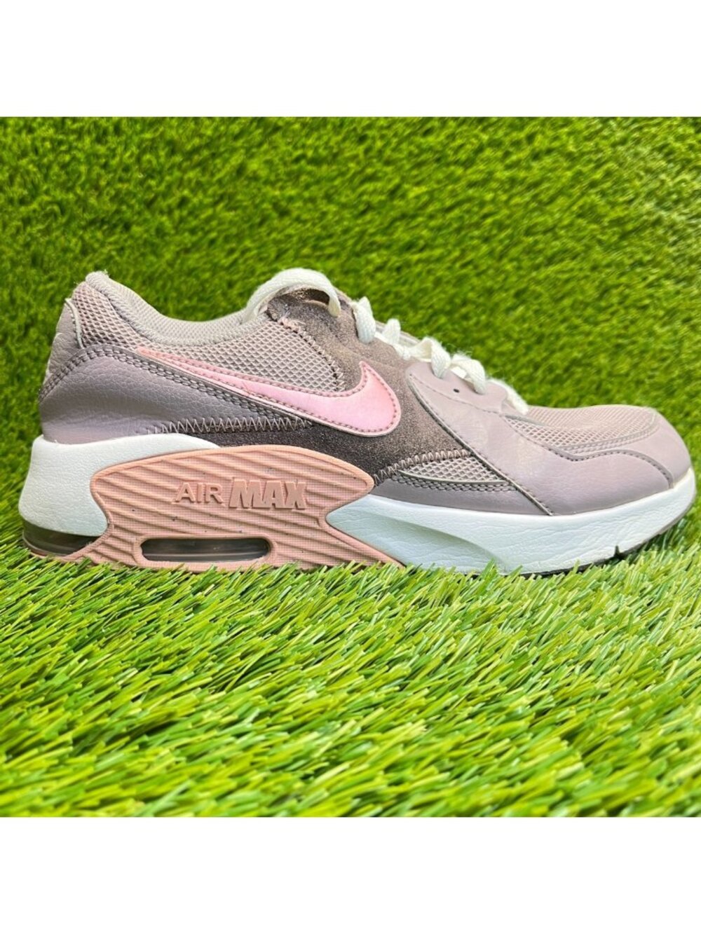Nike Air Max Excee Girls Size 7Y Purple Pink Running Athletic Shoes Sneakers